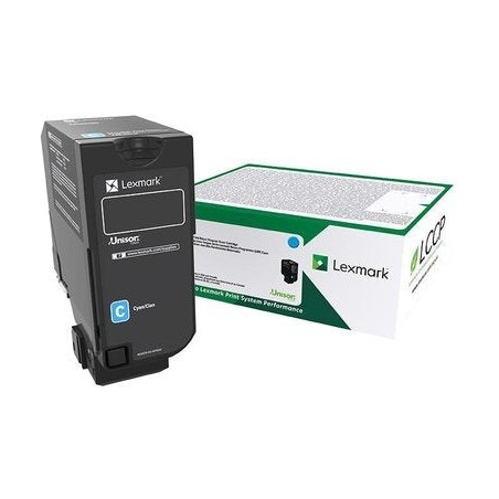 Lexmark cs/cx 827 cartucho de tóner cian retornable