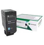 Lexmark cs/cx 827 cartucho de tóner cian retornable