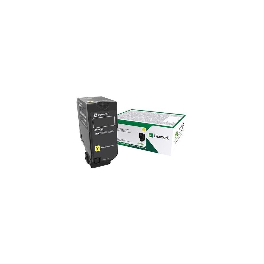 Lexmark cs/cx 827 cartucho de tóner amarillo retornable