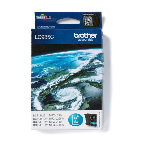 Brother cartucho de tinta  lc985cbp  cian  original  blaster