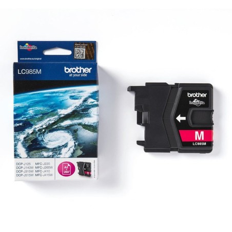 Tinta original brother lc-985m magenta