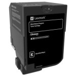 Lexmark cs720, cs725, cx725 cartucho de tóner negro retornable