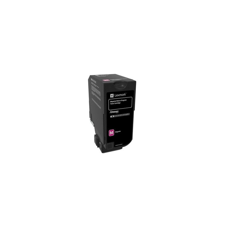 Lexmark cs720, cs725, cx725 cartucho de tóner magenta retornable