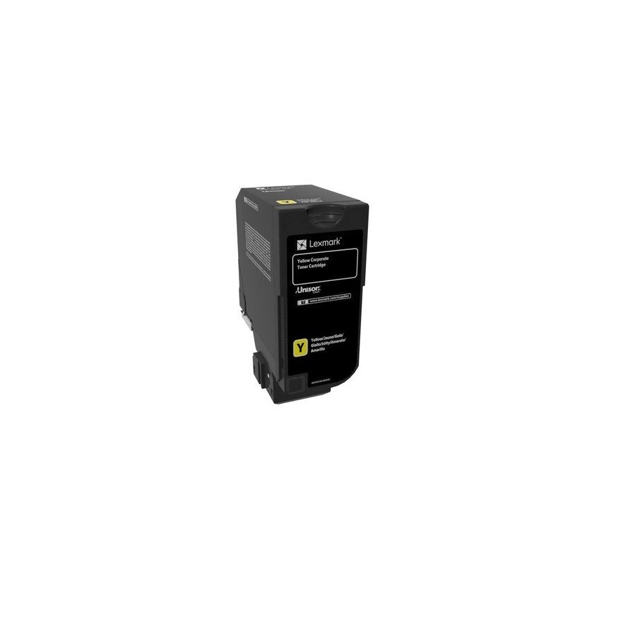 Lexmark cs720, cs725, cx725 cartucho corporativo amarillo (3 000 páginas)