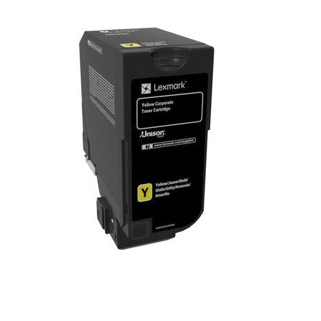 Lexmark cs720, cs725, cx725 cartucho corporativo amarillo (3 000 páginas)