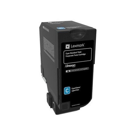 Lexmark cs720, cs725, cx725 cartucho corporativo cian (7 000 páginas)