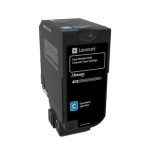 Lexmark cs720, cs725, cx725 cartucho corporativo cian (7 000 páginas)