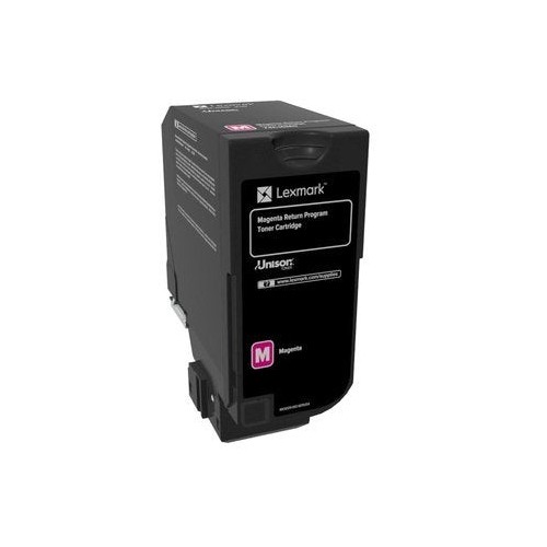 Lexmark cs720, cs725, cx725 cartucho de tóner magenta retornable