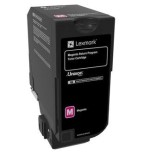 Lexmark cs720, cs725, cx725 cartucho de tóner magenta retornable