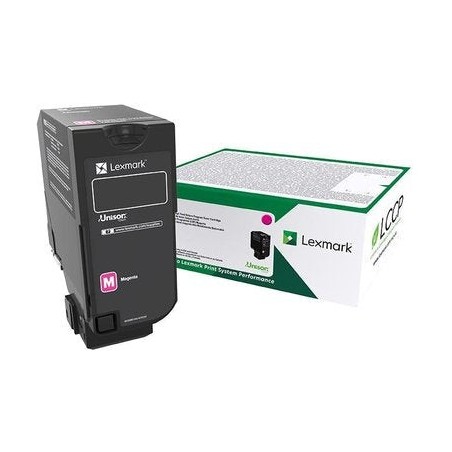 Lexmark cartucho de tóner magenta retornable para cs/cx 727, cs728