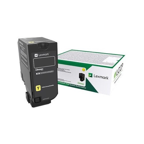 Lexmark cs/cx 727, cs728 cartucho de tóner amarillo retornable