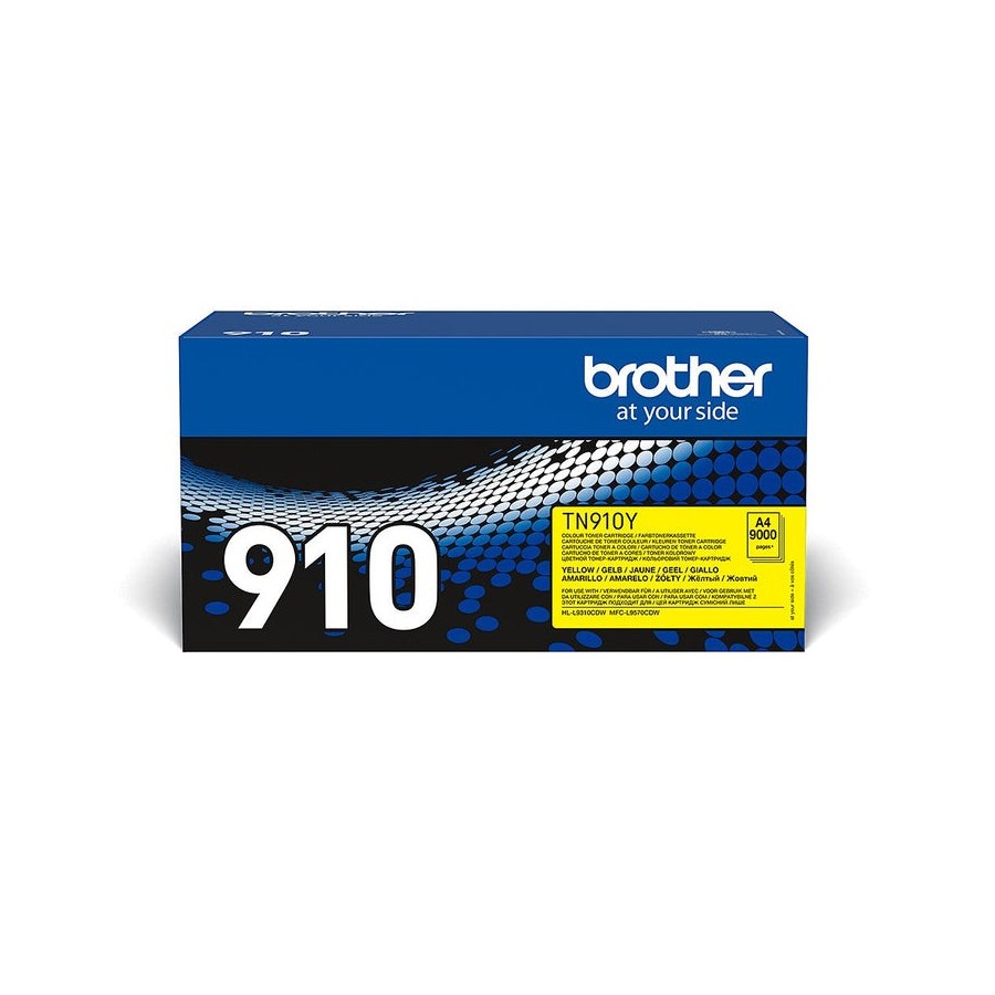 Brother tn910y  ultra jumbo  amarillo  toner original  para brother hl-l9310, mfc-l9570