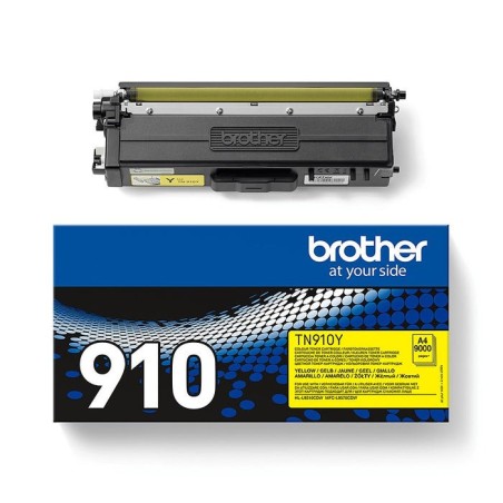 Brother tn910y  ultra jumbo  amarillo  toner original  para brother hl-l9310, mfc-l9570