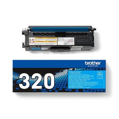 Brother tn320c  cian  toner original  para brother dcp-9055, dcp-9270, hl-4140, hl-4150, hl-4570, mfc-9460, mfc-9465, mfc-9970