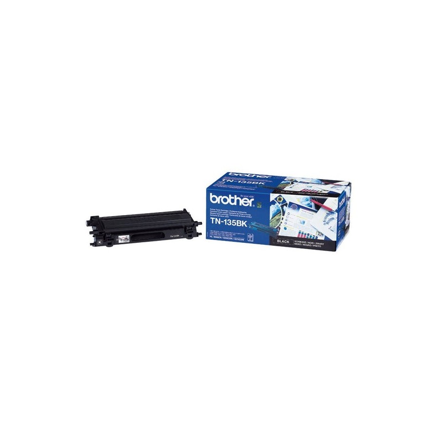 Brother tn135bk  negro  toner original  para brother dcp-9040, 9042, 9045, hl-4040, 4050, 4070, mfc-9420, 9440, 9450, 9840