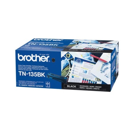 Brother tn135bk  negro  toner original  para brother dcp-9040, 9042, 9045, hl-4040, 4050, 4070, mfc-9420, 9440, 9450, 9840