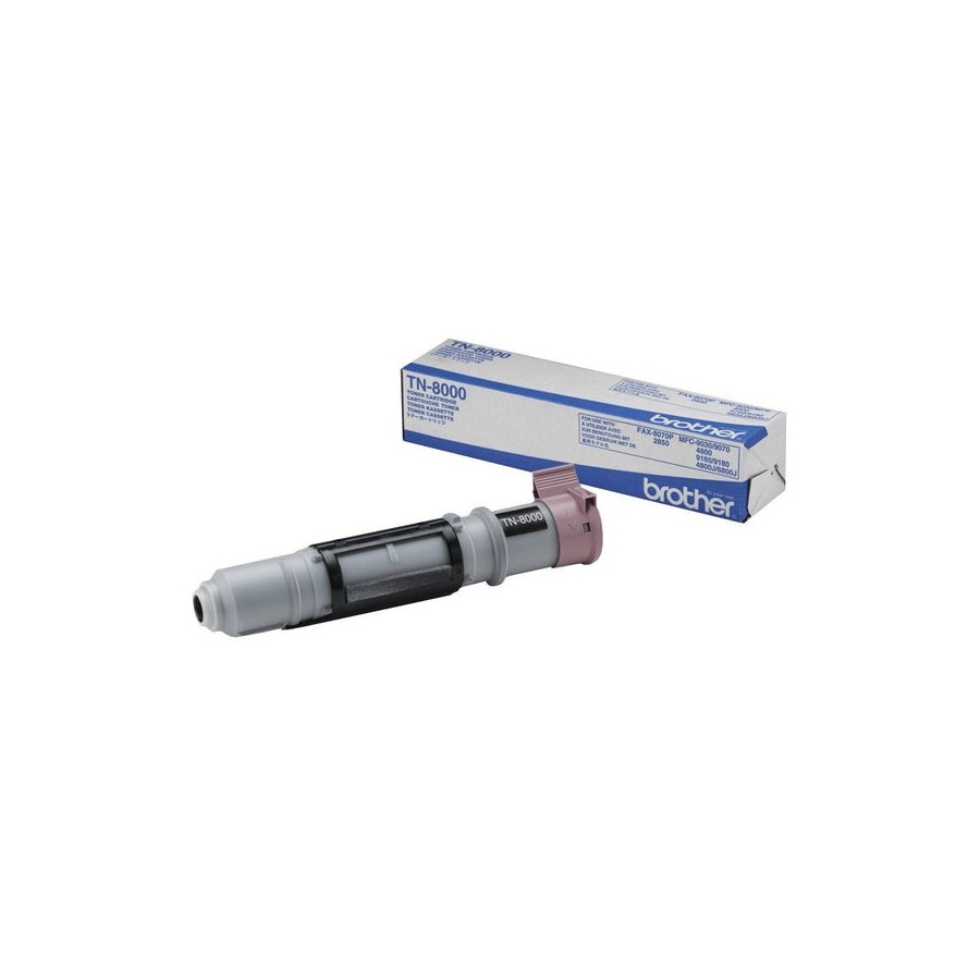 Toner original brother tn8000 negro para brother mfc-4800, mfc-9030, mfc-9070, mfc-9160, mfc-9180, fax-2850, 8070p