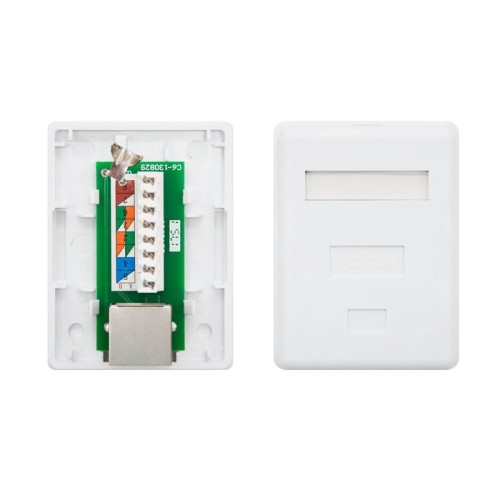 Nanocable roseta de superficie rj45 cat.6 ftp 1 toma