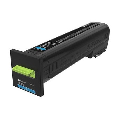 Lexmark cx82x, cx860 cartucho cian rendimiento alto corporativo(17 000 páginas)