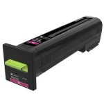 Lexmark cx825, cx860 cartucho magenta rendimiento extra alto corporativo (22 000 páginas)