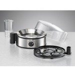 Cuecehuevos rommelsbacher er 400, 7 huevos 400 w negro, acero inoxidable, transparente
