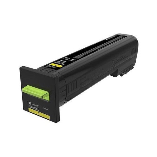Lexmark cx825, cx860 cartucho amarillo rendimiento extra alto corporativo (22 000 páginas)