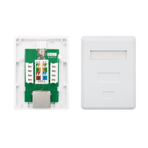 Nanocable roseta de superficie rj45 cat.5e ftp 1 toma