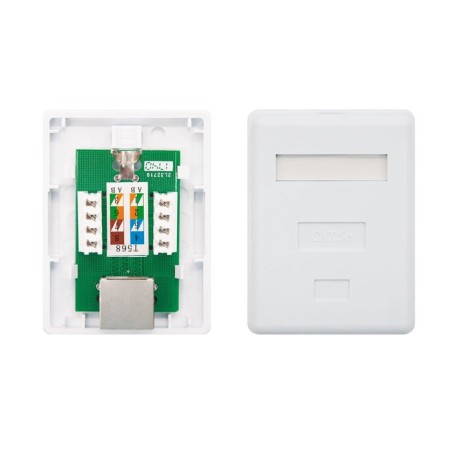 Nanocable roseta de superficie rj45 cat.5e ftp 1 toma