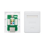 Nanocable roseta de superficie rj45 cat.5e ftp 1 toma