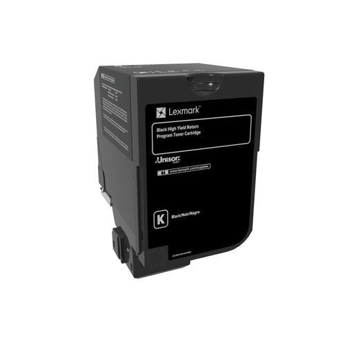 Lexmark cx725 cartucho de tóner negro alto rendimiento retornable