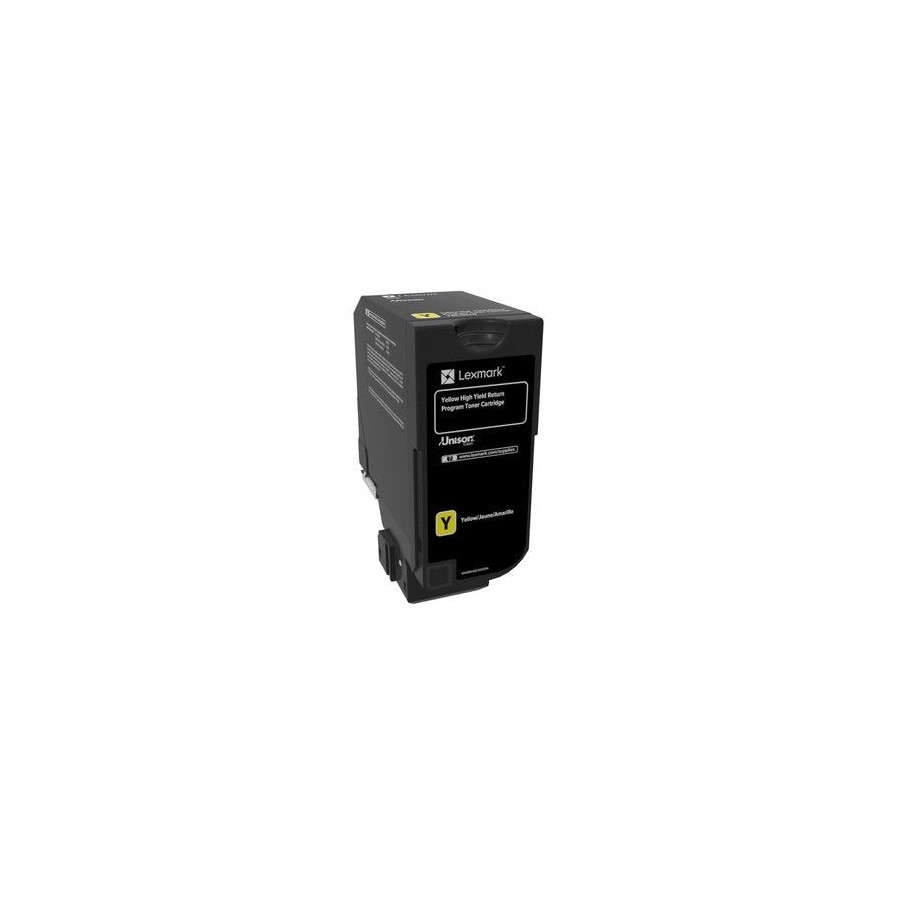Lexmark cx725 cartucho de tóner amarillo de alto rendimiento retornable