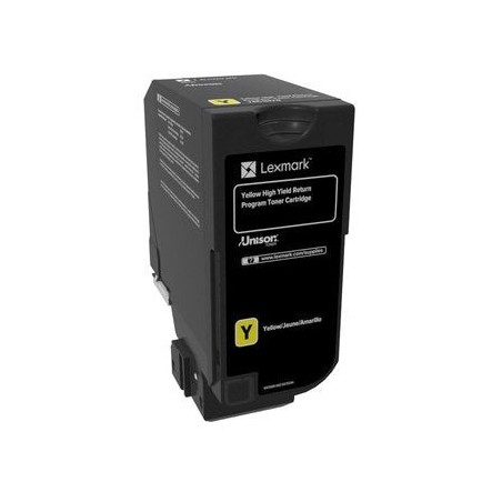 Lexmark cx725 cartucho de tóner amarillo de alto rendimiento retornable