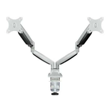 Tooq soporte de mesa con brazos articulados para 2 monitores de 13"-32" - giratorio e inclinable - piston de gas - peso