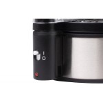 Cuecehuevos rommelsbacher er 400, 7 huevos 400 w negro, acero inoxidable, transparente