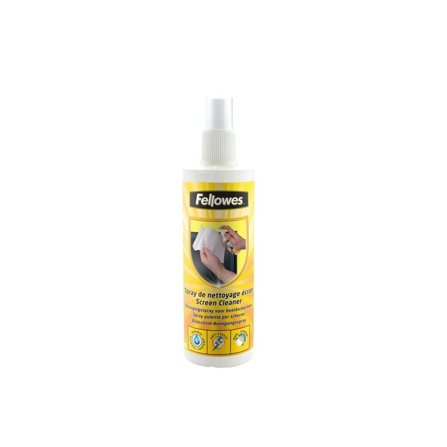 Spray limpiador de pantallas fellowes 99718 capacidad 250ml