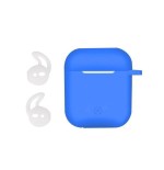Funda celly silicona blue para estuche airpods (1ª 2ª gen)