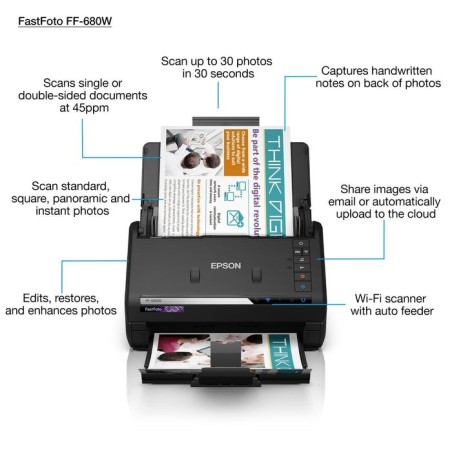 Epson escáner fotográfico ff680w fastfoto