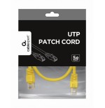Gembird cable de red utp cat5e 0.50m amarillo
