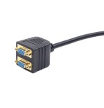 Gembird cable vga alargo duplicador (d-sub) negro 0.20m