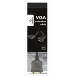 Gembird cable vga alargo duplicador (d-sub) negro 0.20m