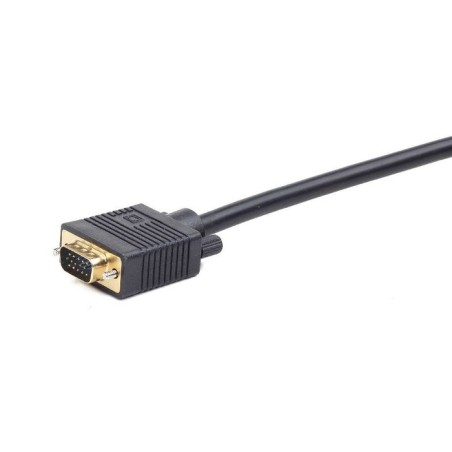 Gembird cable vga alargo duplicador (d-sub) negro 0.20m