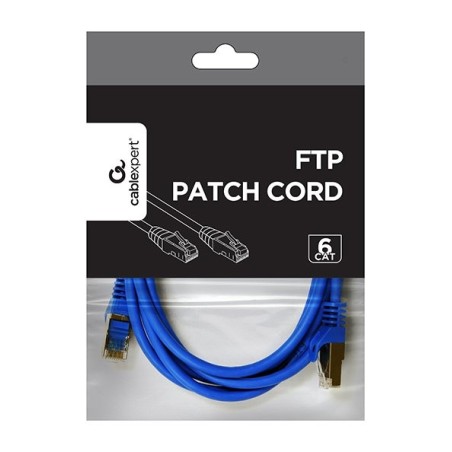 Gembird cable de red ftp cat6 awg24 2m azul