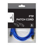 Gembird cable de red ftp cat6 awg24 2m azul