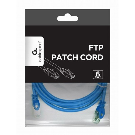 Gembird cable de red ftp cat6 awg24 3m azul