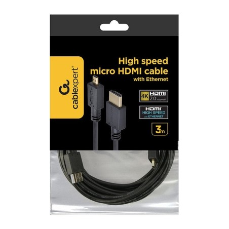 Gembird cable hdmi a micro hdmi 3m negro  cc-hdmid-10