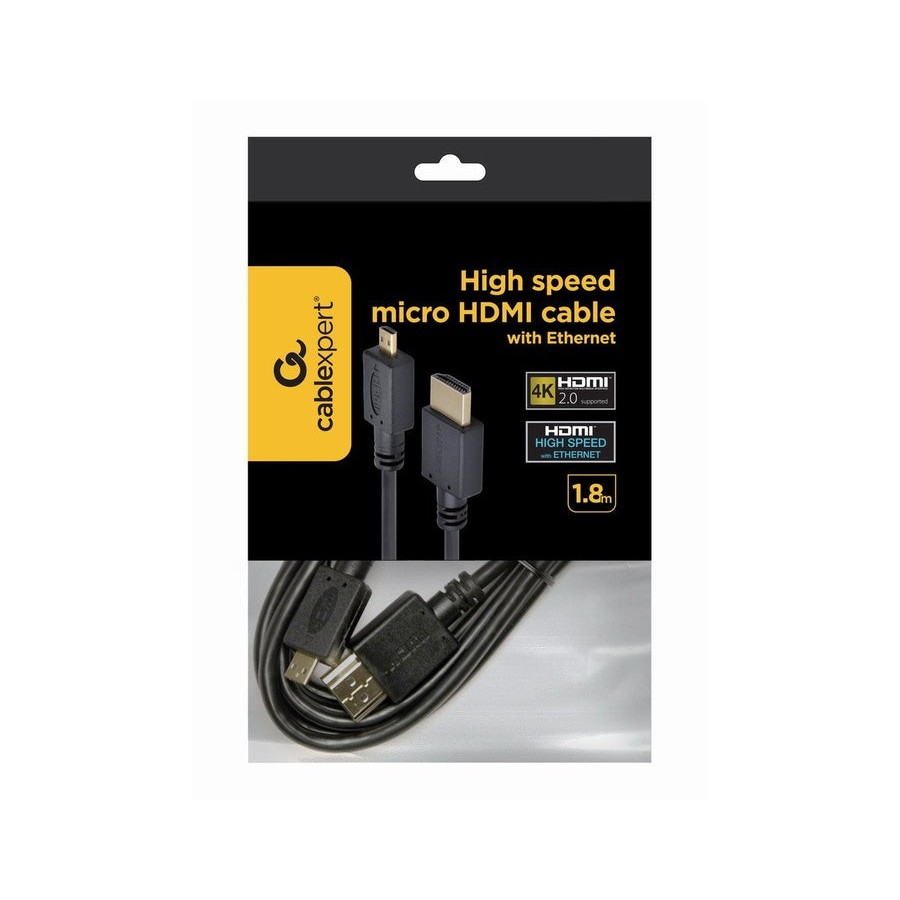 Gembird cable hdmi a micro hdmi 1.8m negro  cc-hdmid-6