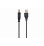 Gembird cable usb 2.0 tipo a/b (impresora) 1.8m negro