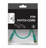 Gembird cable de red utp cat6 0.5m verde