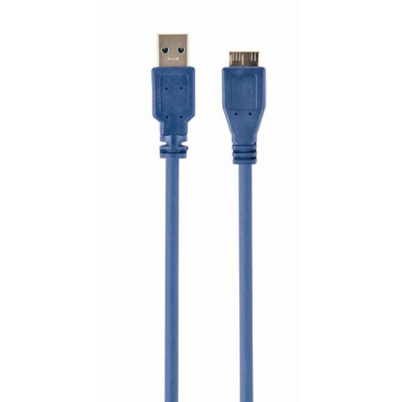 Gembird cable usb 3.0 a microusb-tipo b  0.5m  azul
