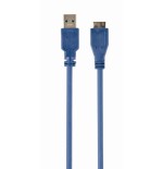 Gembird cable usb 3.0 a microusb-tipo b  0.5m  azul